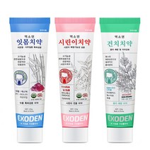 엑소덴 입냄새 구취 제거 잇몸 시린이 건치 치약 120g, 엑소덴 잇몸치약 120g, 1개