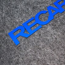 RECARO 스티커 쉘 스포츠 시트 폴 위치 레이싱 시트 반사 스티커 데칼 자동차 스타일링 2 개, 05 2PCS Blue_01 20 X 3.3CM