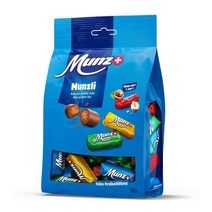 독일직구 MUNZ Munzli 250g 스위스 미니 프랄린 50가지 스위스산 미세한 누가 필링의 작은 초콜릿 (1팩), 상세참조, 1개