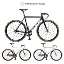 2022 콘스탄틴 드래그 픽시 자전거, 56, 앞/뒤브레이크, 블랙/화이트