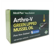 MediPlus Arthro V 메디플러스 아스로브이 초록입홍합 오일 10000 100정, 1개, 기본