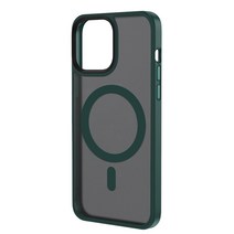 ISEE아이시 Apple 맥세이프 아이폰13 반투명 미끄럼방지 휴대폰 케이스 측면TPU+뒷면PC 3종컬러, 아이폰13Mini, 그린