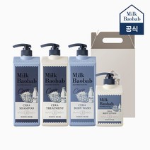 밀크바오밥 세라 헤어바디4종 선물세트 화이트머스크향