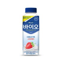 매일유업 바이오드링킹 스트로베리 750ml, 8개