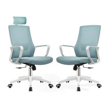 이케아 사무실 목받침 컴퓨터의자 사무용 메쉬의자 회전의자 회의용 바퀴의자, 목받침형