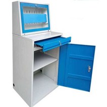 산업용 컴퓨터 캐비닛 수납장 랙 24인치 서버실 방진, 내장형블루이동식서스펜션빔65x60x150cm