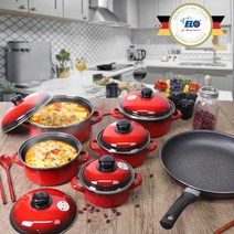 ELO 법랑냄비 5종세트, ELO법랑냄비 5종세트 낮은형+소피아도마+ELO칼블럭