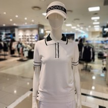 보그너골프 (01-232-202-20) 2023년 S S 여성 Y에리 로고배색 라글란 풀오버