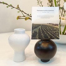 (딥시엘로) 달항아리/도자기/화병/꽃병/사진액자/백자/연필/사진/명함/메모/꽂이/돌답례품/백일상소품/돌상소품/잔치/결혼/고급/답례품/고급판촉물/집꾸미기소품, 달항이리(블랙)+청자매병(화이트), 03. 달항아리+청자매병 세트
