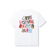 Anti Social Club Torn 페이지 Of 아워 스토리 티셔츠 화이트 301100