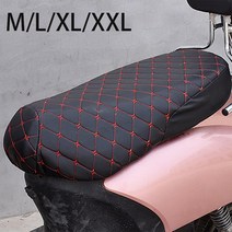 호환용 오토바이시트 뒷자리커버호환 오토바이 시트 쿠션 커버 액세서리 보호대 스쿠터용 통기성 유연한, 01 M