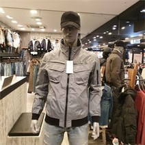 버커루진 버커루 NC12 하이넥 바람막이 점퍼 G/BLUE B225Z2120P