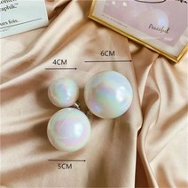 케이크 장식 꽃 리본 드레스 커버링 슈가 크래프트, 상세참조, R.심포니 밀키 화이트 볼 세트 3개