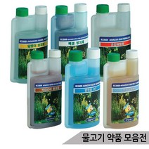 브랜드없음 물고기 약품 6종/물갈이약/염소제거/수질개선/백점병, 박테리아 활성제 150ml