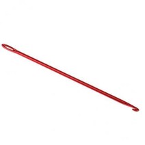 GHSHOP 4-10pack 아프간 크로 셰 뜨개질 후크 뜨개질 바늘 손 뜨개질 도구 구멍 4mm 레드, 빨강 노랑 랜덤, 금속, 4개