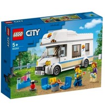 레고 시티 60283 휴가용 캠핑밴, 혼합색상, 3개