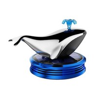 [차량용 방향제]방향제 돌고래 디자인 자동차 태양 에너지 회전 향수 오래가는, 02 Blue