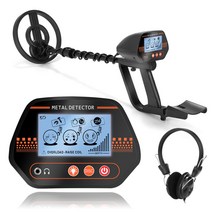 Meterk MD830 쉽게 고감도 모드 지하 금속 탐지기 3 큰 조정 백릿 LCD 디스플레이를 가진 휴대용 핸드 헬드 탐지기를 설치 전지 삽 헤드셋 않고 음향 전달 DISC 세 종류 +, 1개