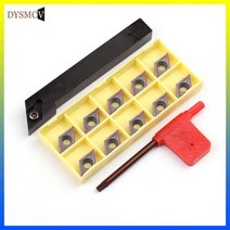 1PCS SDJCR1212 SDJCR1616 SDJCR2020 SDJCR2525H11 + 10PCS DCMT11T304 초경 인서트 선삭 공구 절삭 세트, [03] SDJCR2020K11, [07] No blade