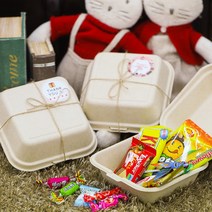 단체 선물 / 어린이집 유치원 학교 구디백 간식 / 무료 라벨, 1개, 구디백+간식 12종+막대 사탕 페이퍼 1종+무료 라벨