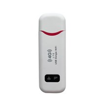 휴대용와이파이 와이파이에그 2박3일해외여행 4g usb 모뎀 wifi 모바일 휴대용 무선 wifi 어댑터 4g 카드 라우터 홈 오피스 무선 wifi 어댑터 usb wi-fi, 흰색 빨간색