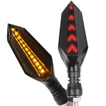 오토바이 차례 신호 빛 LED 깜박이 꼬리 표시 등 야마하 YZF R6 1999 2000 -2016, 04 1 pair yellow red
