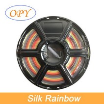 실키 골드 Pla 필라멘트 실크 1.75 청동 구리 새틴 실버 폴리머 3 D 펜 릴 100g 10m 생산 와이어, [29] Silk Rainbow