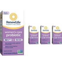 리뉴라이프 얼티미트 플로라 우먼스 베지날 프로바이오틱 500억 베지테리안 캡슐, 30정, 222mg, 4개