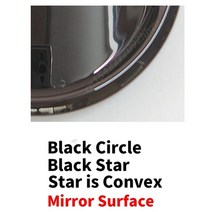 휠캡 휠커버 3D 미러 그릴 배지 전면 W204 엠블럼 W205 W212 W213 W176 W246 W177 A B C E G 클래스 ML CLA GLA GLC GLE C117 D, 129.Star Convex Black - GLS-16