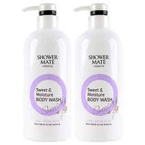 샤워메이트 스위트 모이스처 750ml 바디워시, 2개