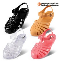 페이퍼플레인키즈 키즈 젤리슈즈 어린이 아쿠아슈즈 유아 아동 여아 샌들
