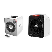 Vornado VMH500 온도 개인 공간 공기 순환 온풍기 탁자 책상 히터 캠핑 휴대용 캠핑용 테이블 실내, VMH500   자동 공조  원격, 히터+공간히터  화이트