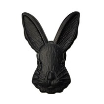 미니수납장 케비넷 다용도수납장농촌 살아있는 토끼 모양 캐비닛 및 서랍 당김 토끼 손잡이 가구 옷장 손잡, 03 Black-1pcs