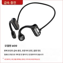 (무선 홀터넥 이어폰)VG09 컨셉 골전도 MD04 블루투스 이어폰 스포츠 이어폰 이어폰 이어폰 이어폰 이어폰 이어폰 에어팟, Bl09 블랙, 하나