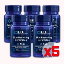 라이프익스텐션 세라티크 세라마이드 프랑스 밀 추출물 오일 세라티크원액 30캡슐 5병, 5개