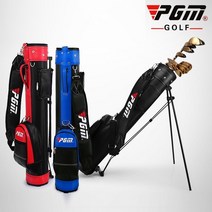 PGM 브래킷 남녀 스탠드 하프 캐디 백 QIAB008, 블랙레드