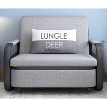 접이식소파베드 수납형 1인 2인 트랜스포머 접이식, 폭0.8m스폰지5cm라텍스2cm수납(그레이)