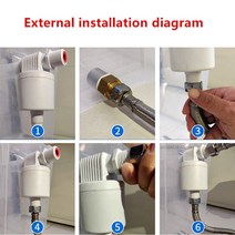 솔밸브 12 quot34quot 1 quot수나사 플로팅 볼 밸브 자동 수위 조절 물 탱크 급수탑 수직 외부, [03] 1, [02] upper water inlet, [02] External installatio