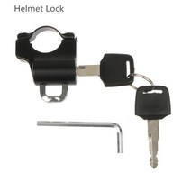 킥보드키박스 전동 볼트게이지 도난 방지 잠금 오토바이 배터리 충전기 잠금헬멧 잠금점화, 사진으로