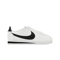 W 나이키 클래식 코르테즈 레더 화이트 블랙 Nike Classic Cortez Leather White Black