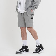에프티엔티 [당일출고] 라이트 스웨트 카고 쇼츠 무지 기본 쭈리 트레이닝 반바지 (4color)