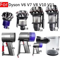 다이슨 V6 V7 V8 V10 V11 진공 청소기 어 테치먼트 교체 사이클론 더스트 컵 모터 바디 프론트 리어 헤파 필터 코어 올드|Vacuum Cleaner Parts|, 단일, 1개, A cup
