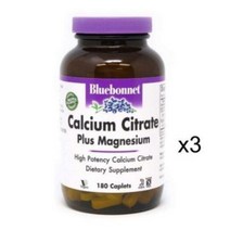 블루보넷 칼슘 시트레이트 플러스마그네슘180x3병 3팩
