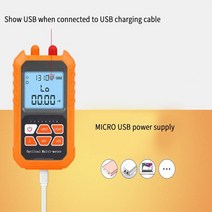 광케이블 광컨버터 광센서 5Km 시각 장애 탐지기 포함 1Mw 3in 1 광 파워 미터 네트워크 케이블 테스트 조, 01 AAA battery