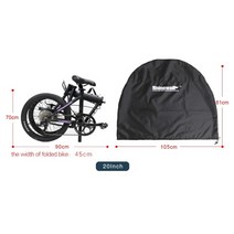 자전거캐링백 로드자전거캐링백운반가방 접이식 29인치 mtb 자전거 보관가방 용품 안전가방 rhinowalk 자전거 가방 휴대용 자전거 휴대 가방 26-27.5 mtb 자전거, 20인치용 rf202