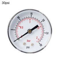 전문 압력 게이지 52mm 다이얼 1/4 