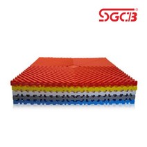 SGCB 세차장 그리드 플레이트 플라스틱 (바닥 매트) - 레드, 1개
