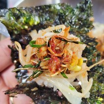 [오늘의채소] 노지 세척달래 200g + 반절 곱창김 20장, 단품