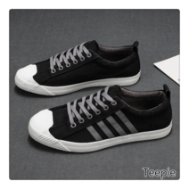 티피/Teepie 새로운 여름 캔버스 신발 남성 통기성 캐주얼 신발 스케이트 신발