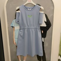 [소이주니어] 논현점 21년여름신상 ** 빠른배송 ** 편한원피스 어깨 트임 분또 원피스 21m1860